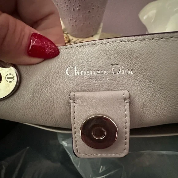 Christian Dior Diorissimo Pink 2 way Shoulder Bag  Silver Hardware - Picture 4 of 16